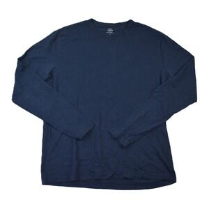 Flint and Tinder Mens Long Sleeve Cotton T Shirt Huckberry Sz. L Made in America